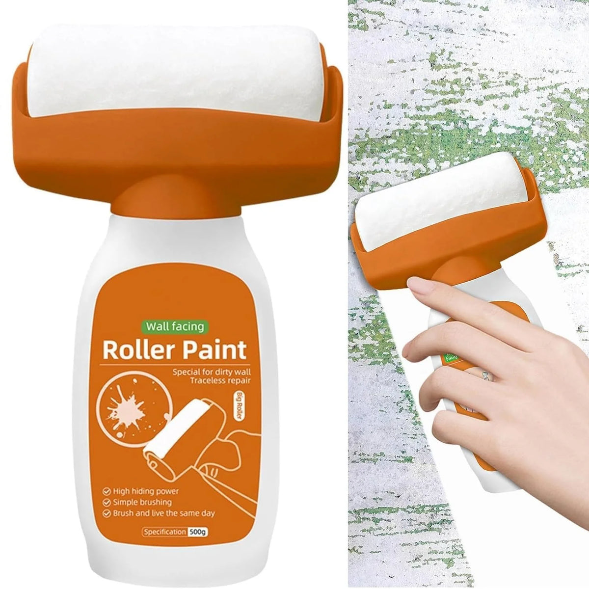 Roller Brush for DIY Wall Repair