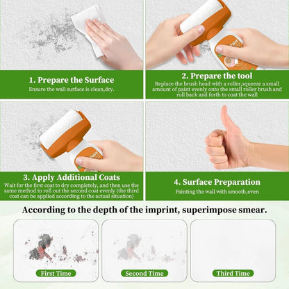 Roller Brush for DIY Wall Repair