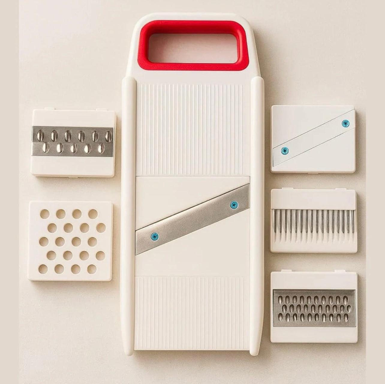 6 in 1 Premium Vegetable/Fruit/Chips Chopper Cutter Grater Slicer