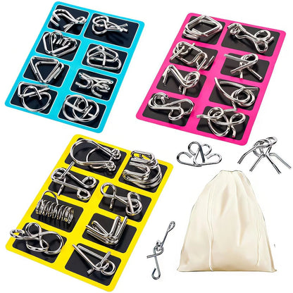 IQ Metal Puzzle Set 12 Pcs Set