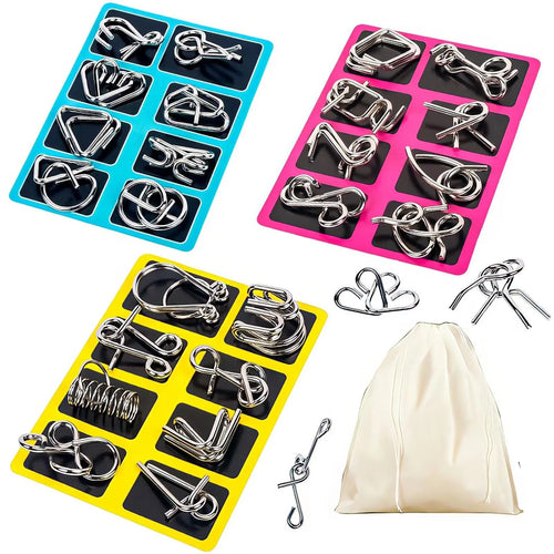IQ Metal Puzzle Set 12 Pcs Set