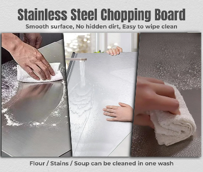 Stainless Steel  Counter Top Chopping Board