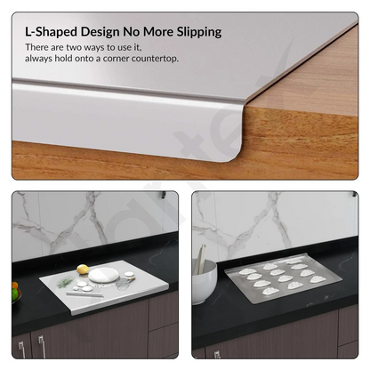 Stainless Steel  Counter Top Chopping Board