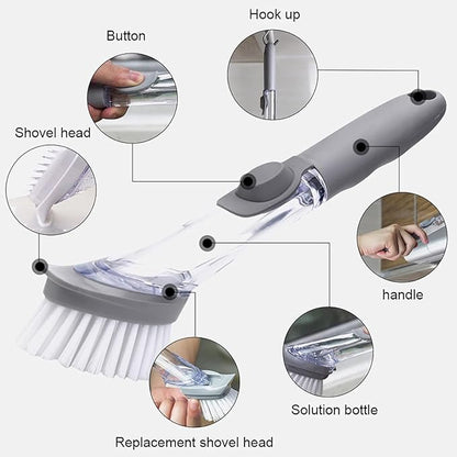 Kitchen Cleaning Scrubber Brush for Dishes (Pack Of 1)